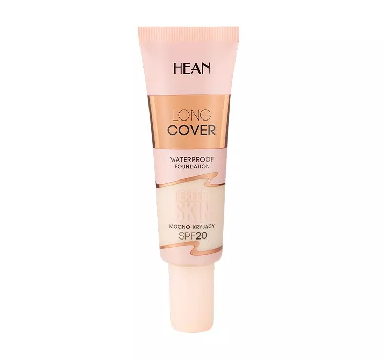 HEAN LONG COVER WODOODPORNY PODKŁAD KRYJĄCY SPF20 C1 IVORY 25ML