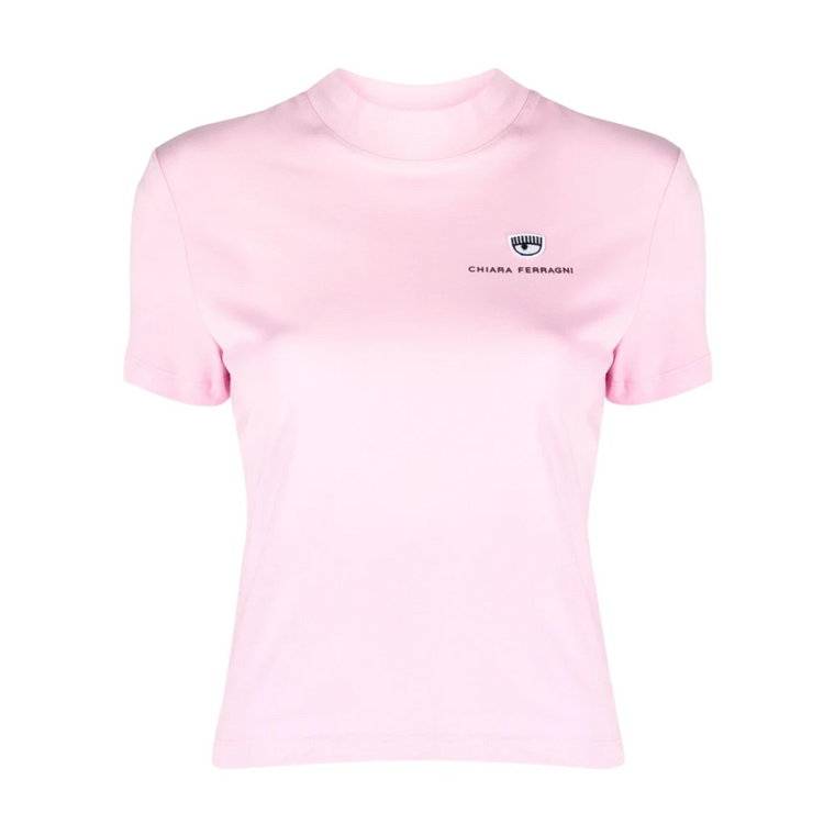 Różowe koszulki i pola Chiara Ferragni Chiara Ferragni Collection