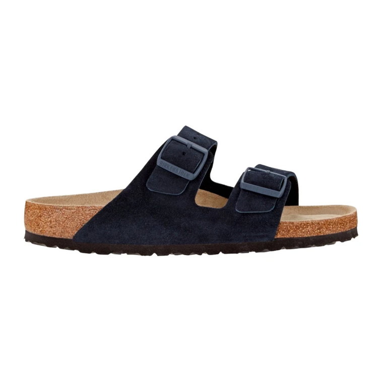 Midnight Suede Sliders Birkenstock