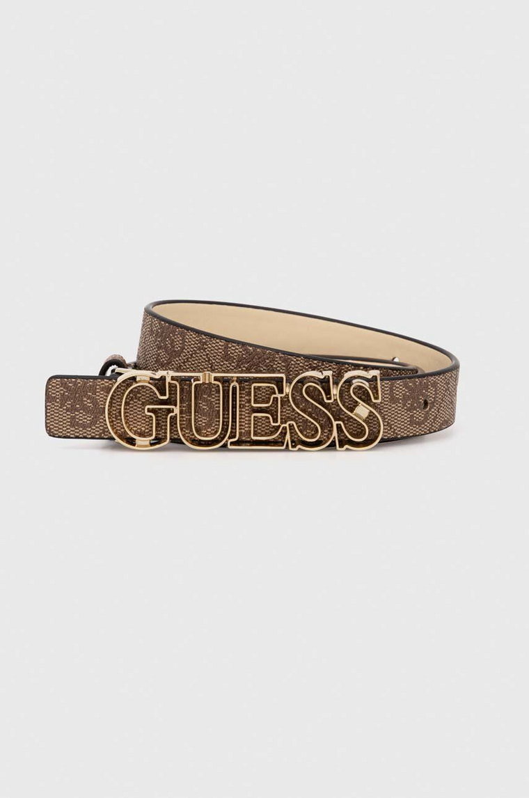 Guess pasek VIKKY damski kolor beżowy BW7859 P3420