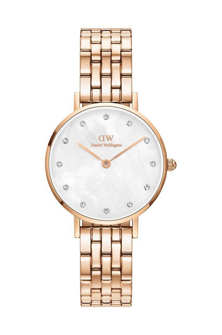 Daniel Wellington zegarek Petite Lumine 28 5-Link damski kolor złoty