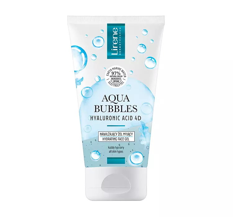 LIRENE AQUA BUBBLES NAWILŻAJĄCY ŻEL MYJĄCY 150ML