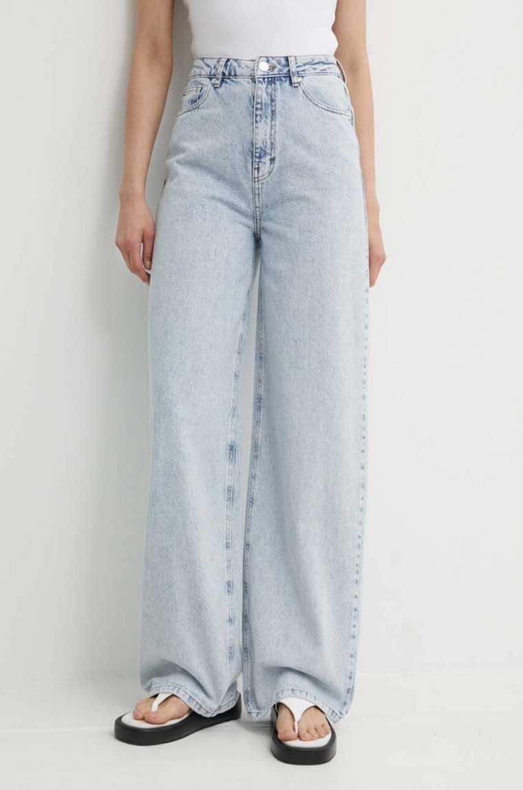 Gestuz jeansy damskie high waist 10909050