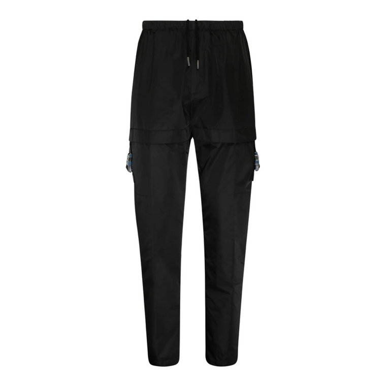 Czarne spodnie cargo z nylonu Givenchy