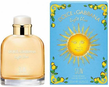Woda toaletowa męska Dolce&Gabbana Light Blue Sun Pour Homme 125 ml (3423478516854). Perfumy męskie