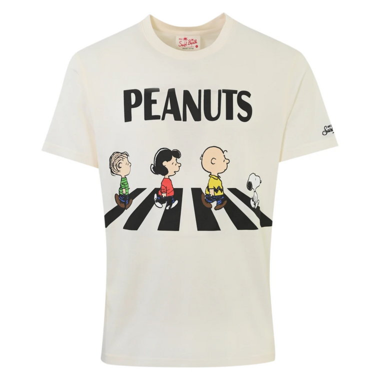 Bawełniany T-shirt z nadrukiem Peanuts MC2 Saint Barth