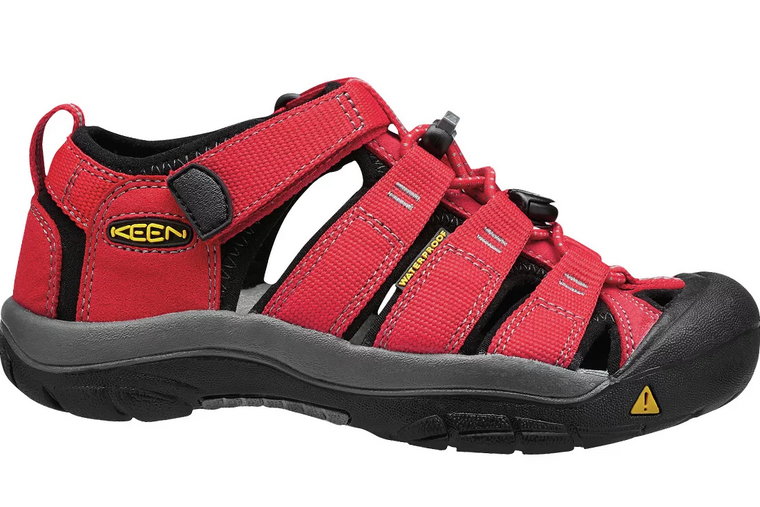 Keen Newport H2 Jr 1012318, Dla dziewczynki, Czerwone, sandały sportowe, tkanina, rozmiar: 35