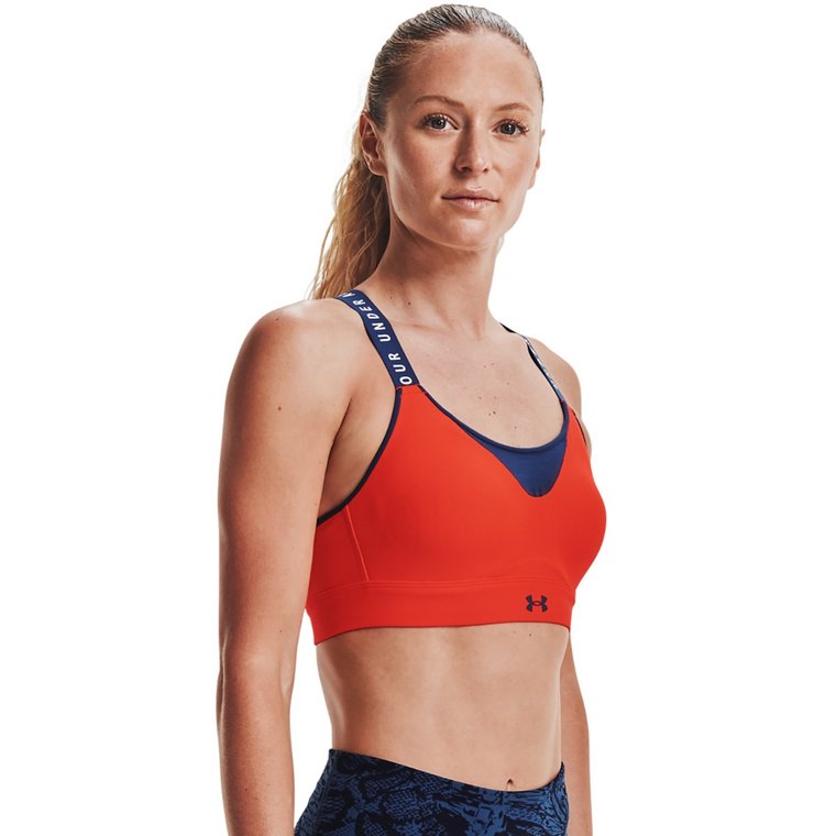 Biustonosz treningowy UNDER ARMOUR Infinity High Bra - czerwony