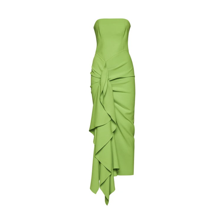 Zielone Eleganckie Sukienki Solace London