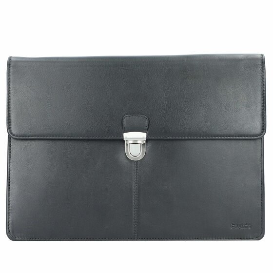 Esquire Oxford College Folder Leather 35 cm schwarz