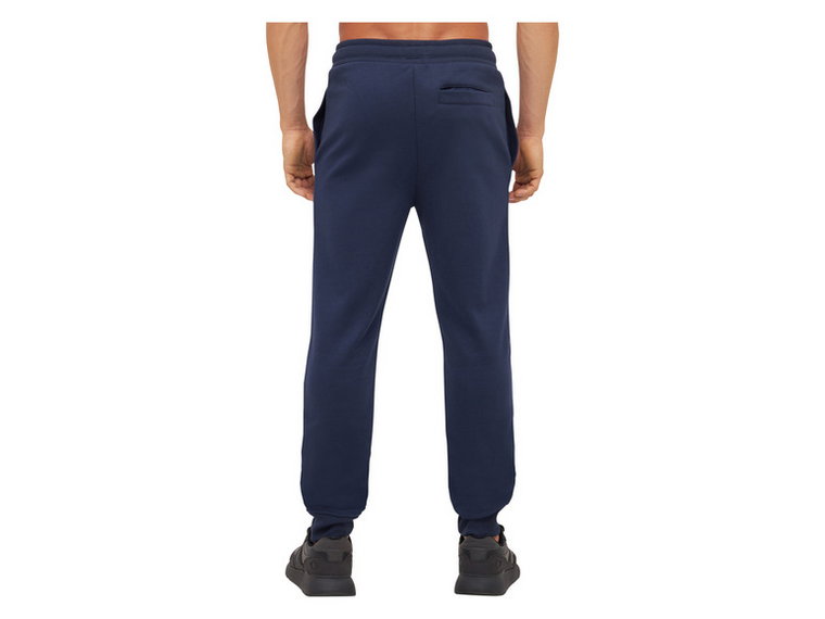 BENCH Spodnie dresowe męskie (S, Granatowy, wzorzysty)