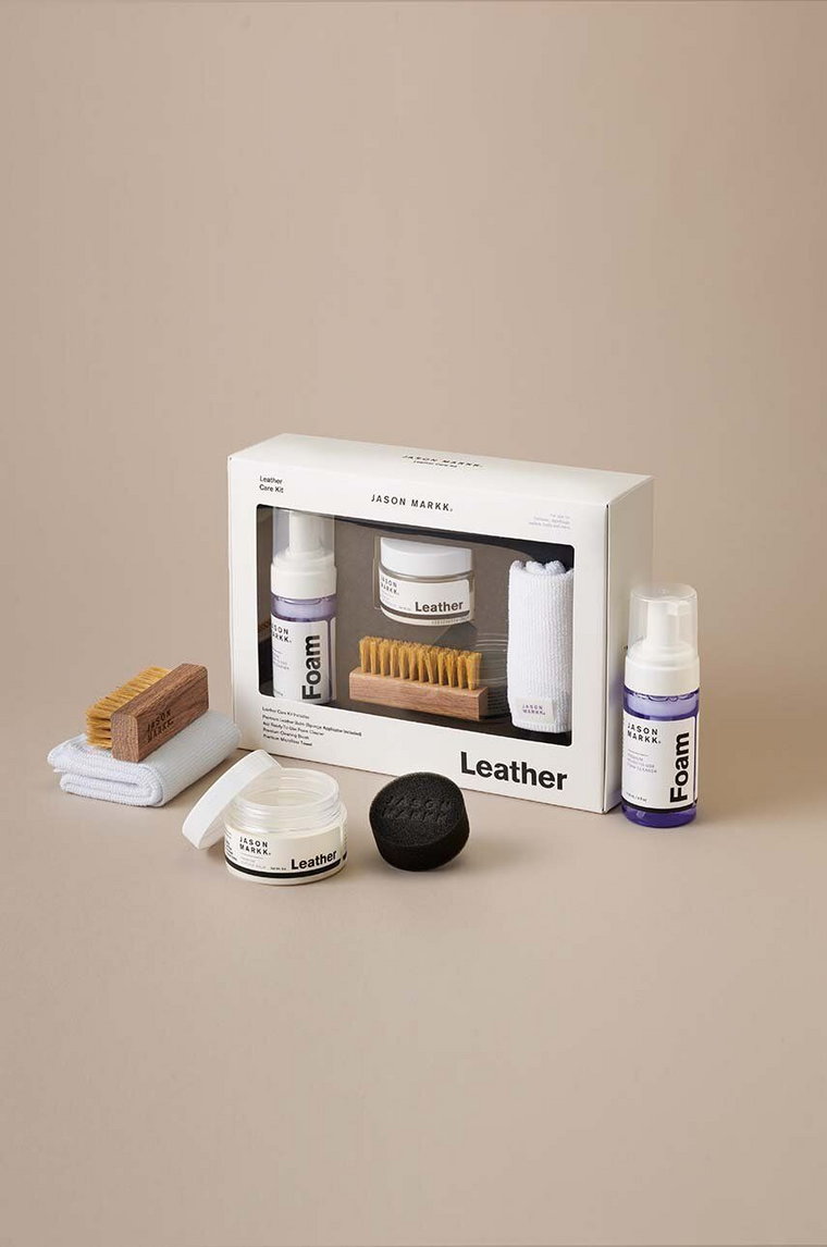 Jason Markk zestaw do pielęgnacji obuwia skórzanego Leather Care Kit kolor transparentny JM310510