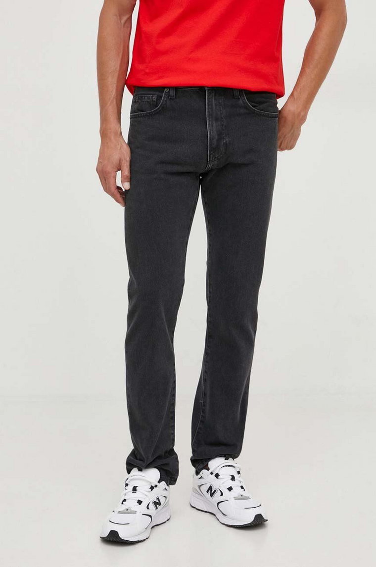 Sisley jeansy Liverpool męskie kolor czarny