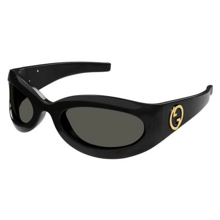 Gg1247S Czarne Szare Okulary przeciwsłoneczne Gucci