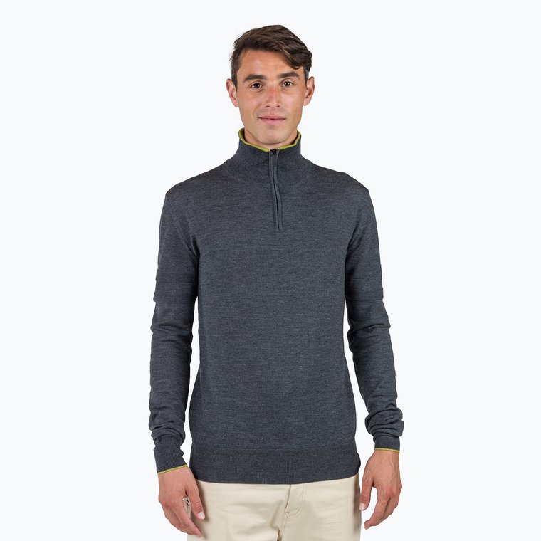 Sweter męski Rossignol Stripe Hz Knit New onyx grey