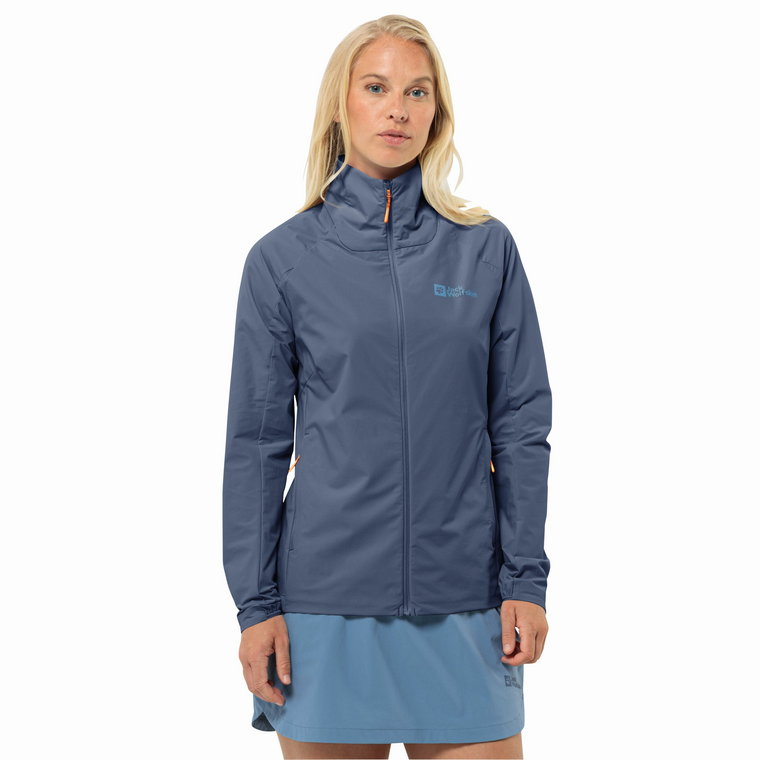 Damska bluza sportowa Jack Wolfskin PRELIGHT JKT W evening sky - XS