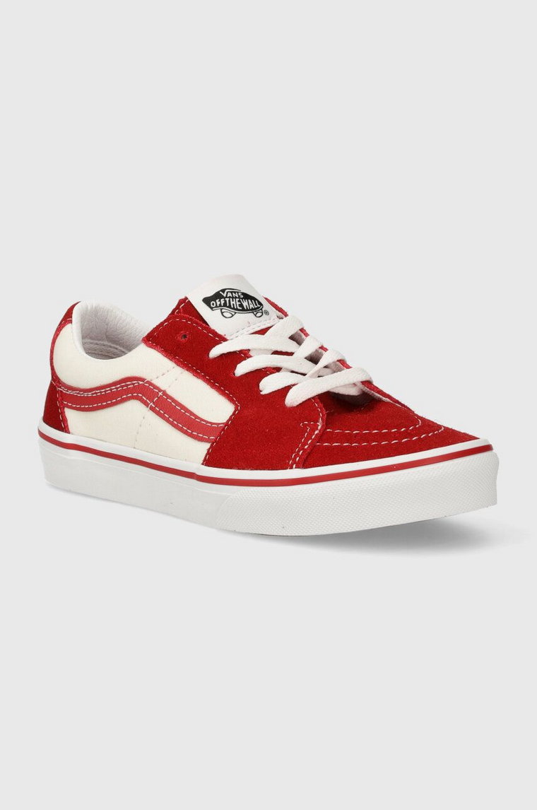 Vans tenisówki zamszowe dziecięce JN SK8-Low kolor czerwony