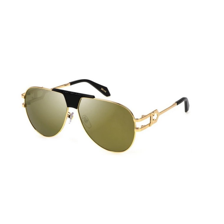 Rose Gold Okulary przeciwsłoneczne z Brązowym Lustrem Just Cavalli