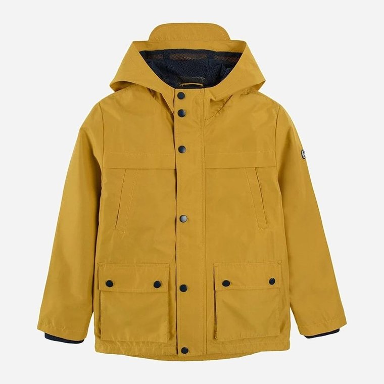 Kurtka parka chłopięca jesienna Cool Club COB2420162 134 cm Żółta (5903977140470). Kurtki chłopięce