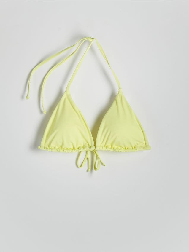 Reserved - Góra bikini - jaskrawożółty