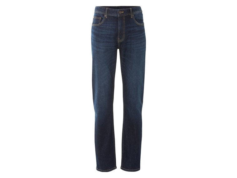 LIVERGY Jeansy męskie slim fit (56 (40/32), Ciemnoniebieski)