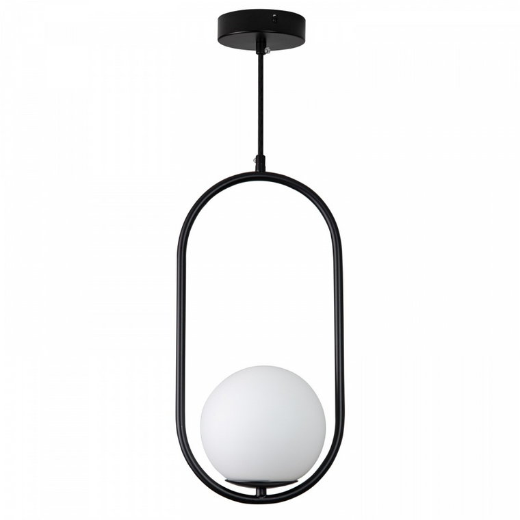 Lampa wisząca costa solo czarna 40 cm kod: DP0001A-400 black