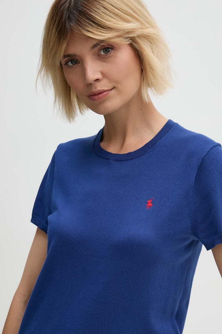 Polo Ralph Lauren t-shirt damski kolor niebieski 211891673
