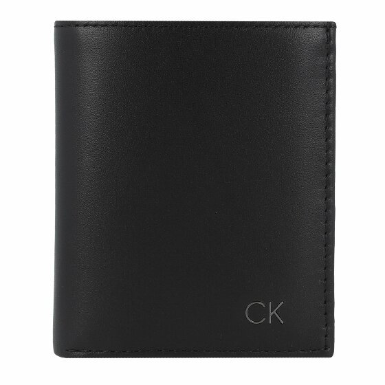 Calvin Klein Smooth Portfel Skórzany 9 cm black