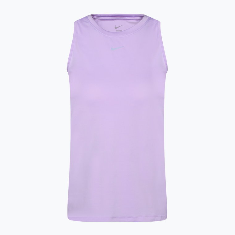 Tank top treningowy damski Nike One Classic Dri-Fit lilac bloom/black