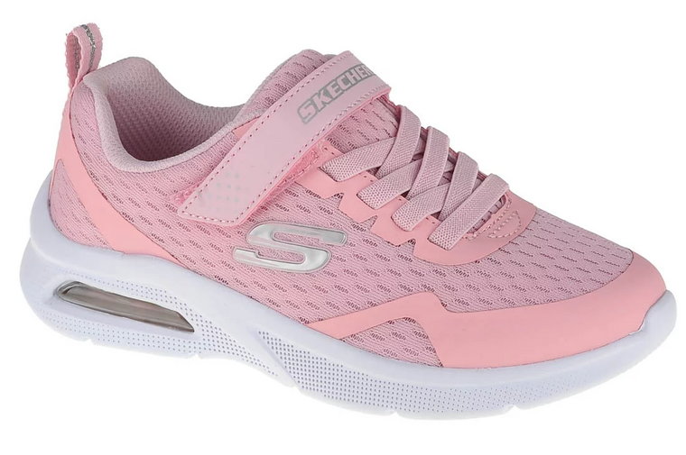 Skechers Microspec Max 302377L-LTPK, Dla dziewczynki, Różowe, buty sneakers, przewiewna siateczka, rozmiar: 31