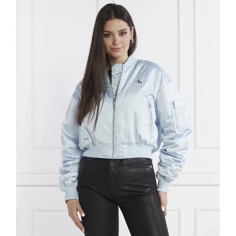 CALVIN KLEIN JEANS Kurtka bomber | Cropped Fit