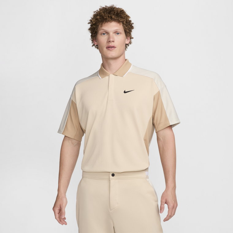 Męska koszulka polo do golfa Dri-FIT Nike Golf Club - Brązowy