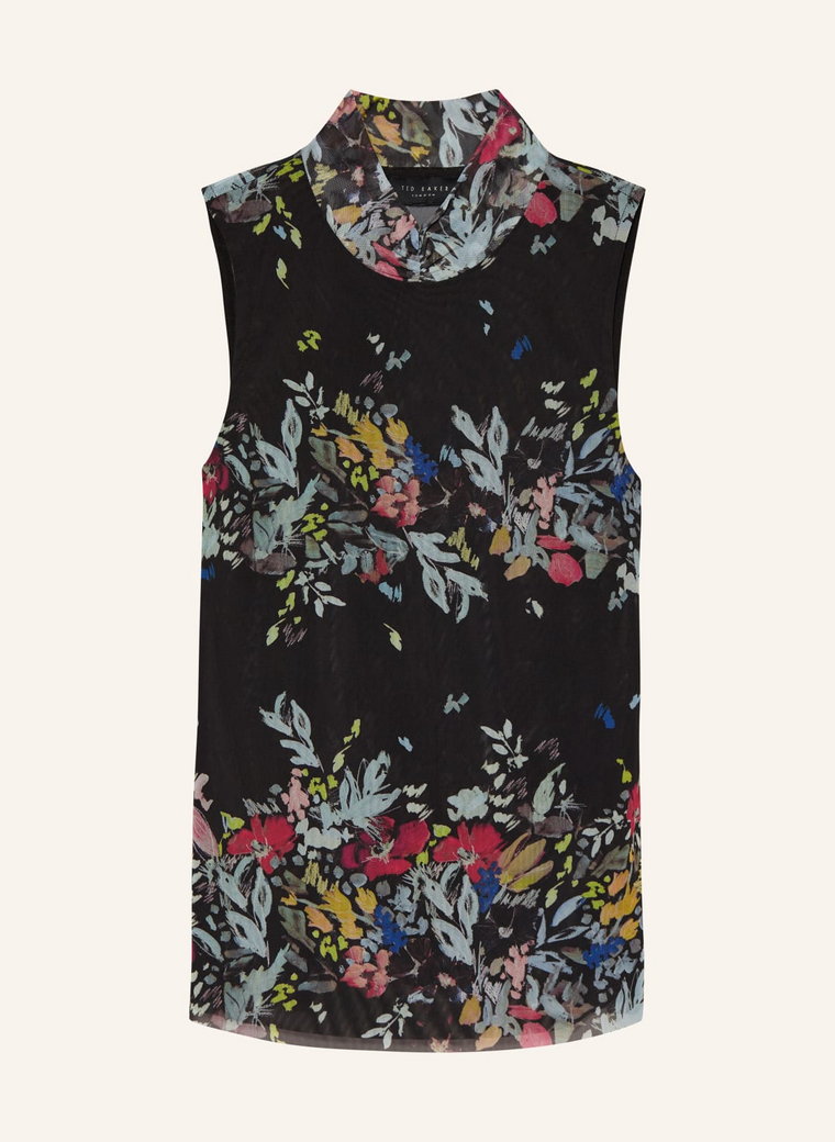 Ted Baker Top Z Siateczki Delhia schwarz