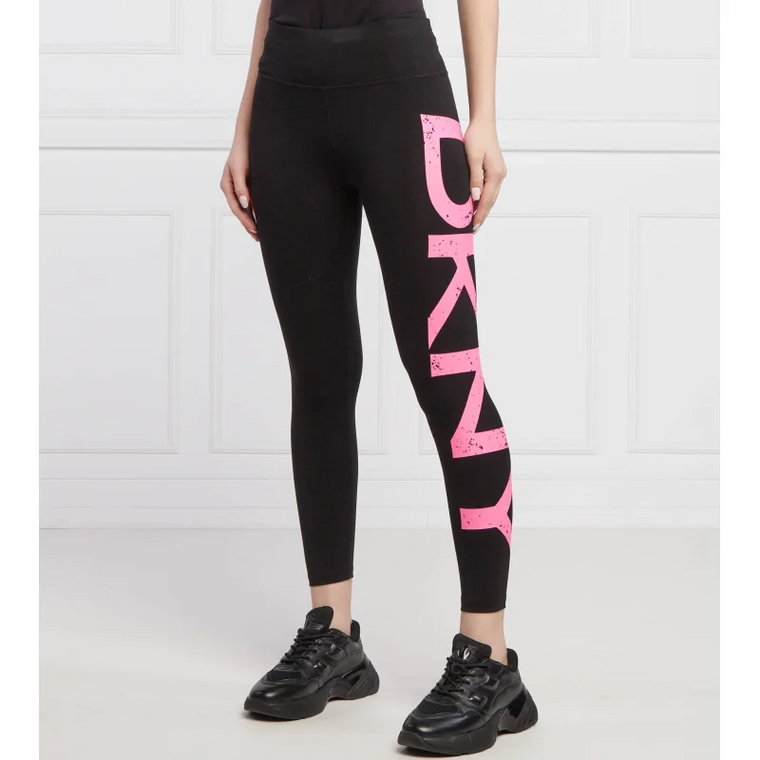 DKNY Sport Legginsy DISTRESSED | Slim Fit