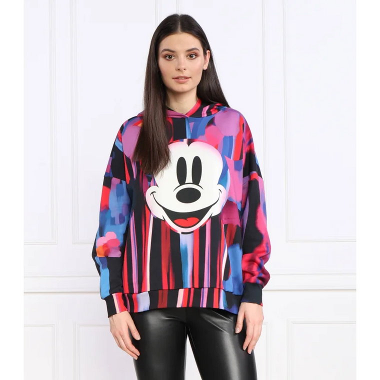 Desigual Bluza DESIGUAL X MICKEY MOUSE | Oversize fit