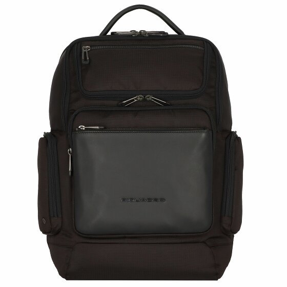 Piquadro S115 Plecak skórzany 43 cm Komora na laptopa schwarz