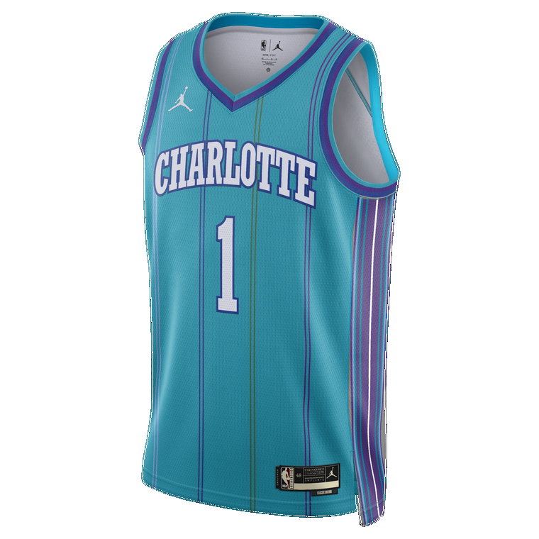 Koszulka męska Nike Dri-FIT NBA Swingman LaMelo Ball Charlotte Hornets 2023/24 - Niebieski