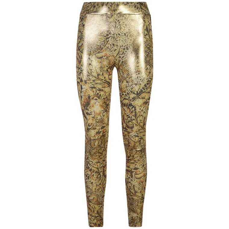 Żółte Legginsy dla Kobiet Aw24 Just Cavalli