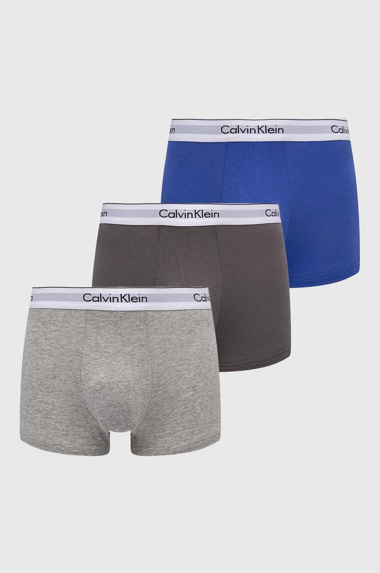 Calvin Klein Underwear bokserki 3-pack męskie kolor niebieski