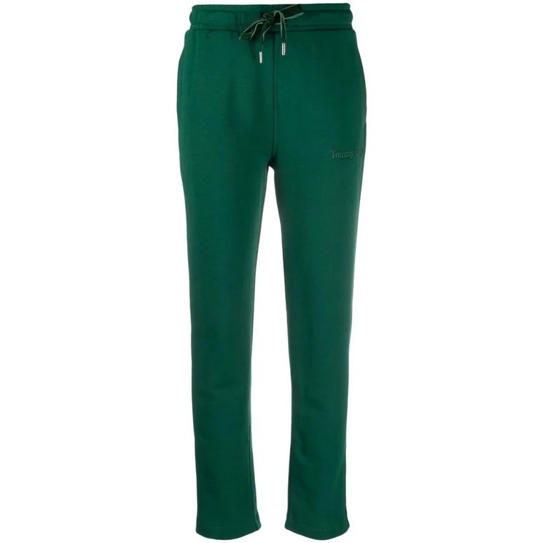 Zielone Spodnie Dresowe Regular Fit Tommy Hilfiger