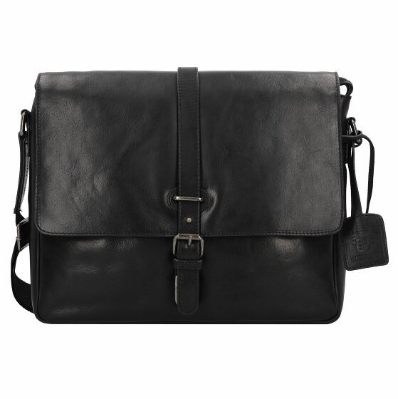 Leonhard Heyden Roma Briefcase Leather 35 cm Komora na laptopa schwarz