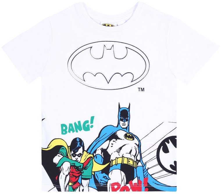 Biała koszulka , t-shirt Batman DC COMICS 5-6 lat 116 cm