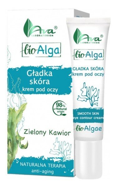 Ava, Laboratorium Bio Alga, krem pod oczy zielony kawior, 15 ml