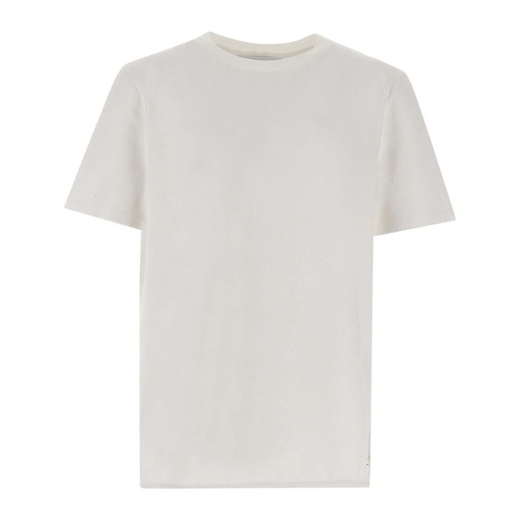 Białe T-shirty i Pola dla Mężczyzn Thom Browne