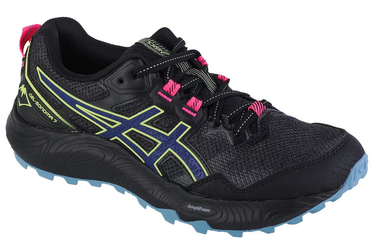 ASICS Gel-Sonoma 7 1012B413-002, Damskie, Czarne, buty do biegania, przewiewna siateczka, rozmiar: 37