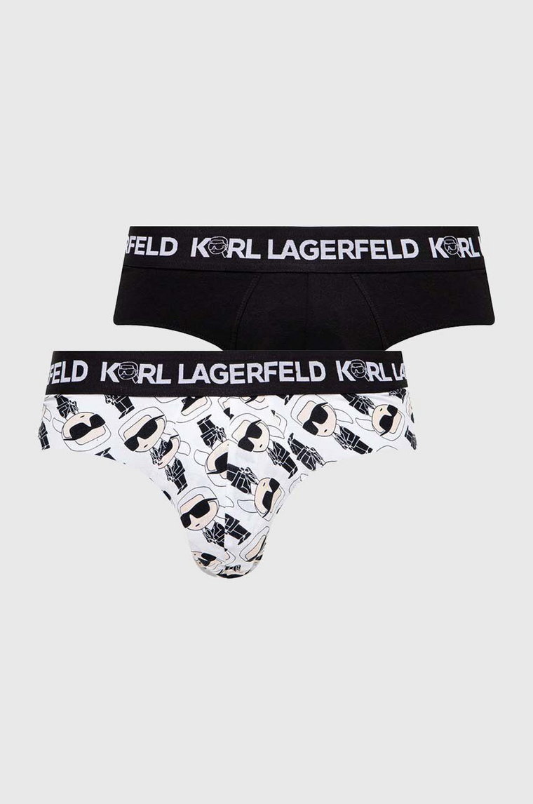 Karl Lagerfeld slipy 3-pack męskie kolor czarny