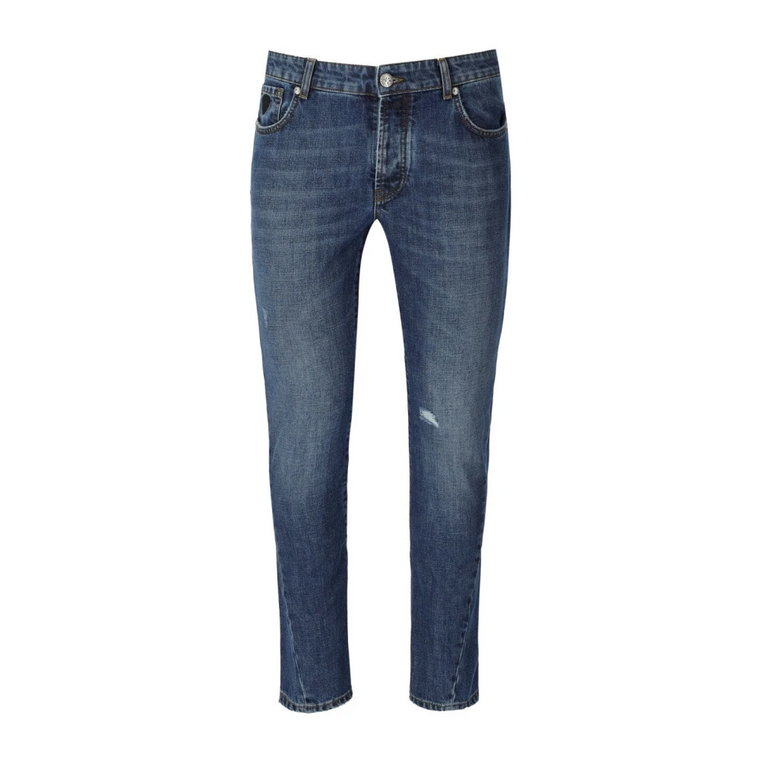 Ripped Slim-Fit Jeans John Richmond