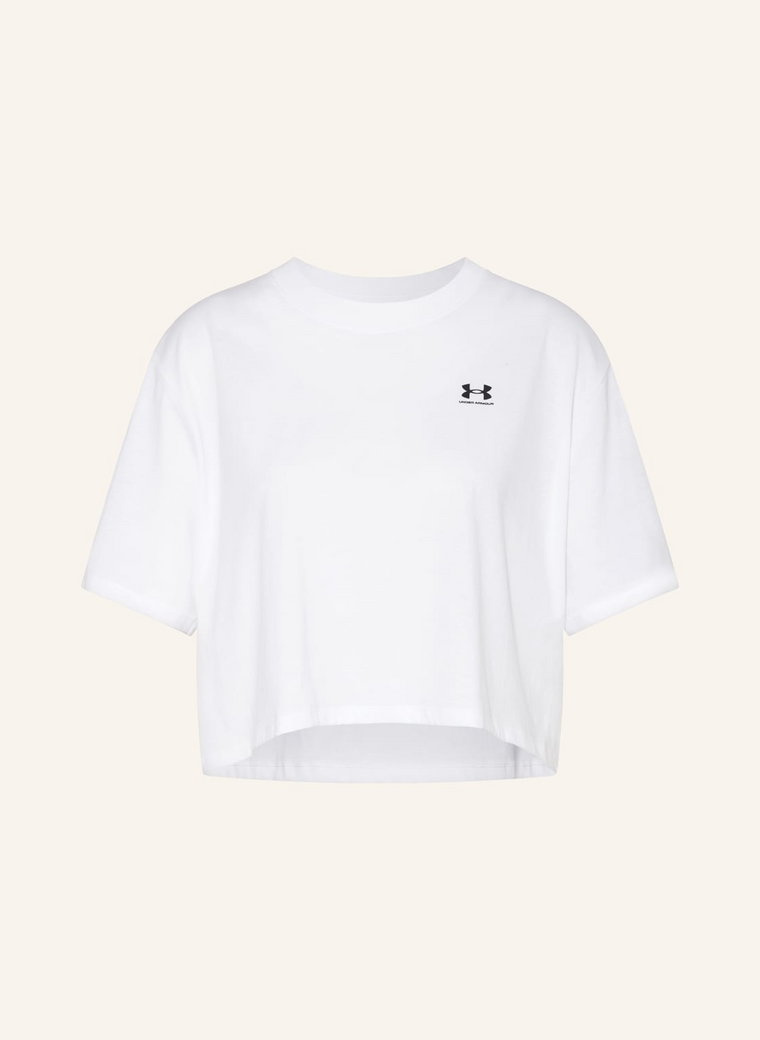 Under Armour Krótka Koszulka Ua Boxy weiss