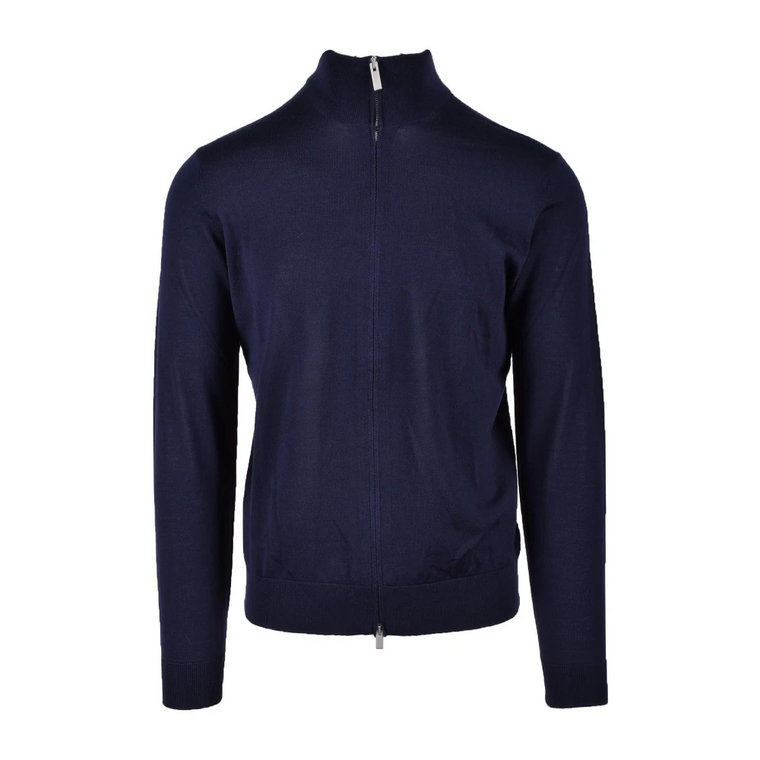 Niebieski Sweter dla Mężczyzn Filippo De Laurentiis