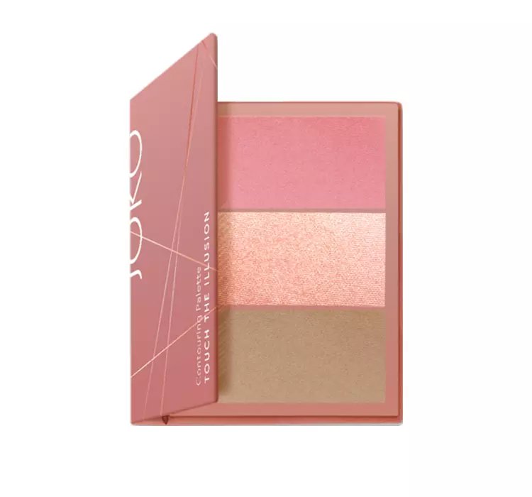 JOKO TOUCH THE ILLUSION PALETA DO KONTUROWANIA 01 PINK 10,5G